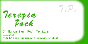 terezia poch business card